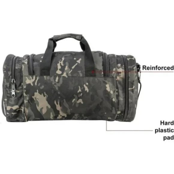 Military Tactical Duffle Bag Black Multicam - Picture 6 of 8